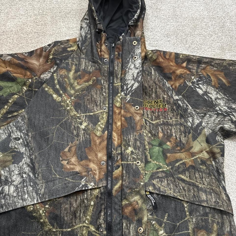 Scent Blocker Plus Frontier Hooded Camo Jacket Large - Picture 4 of 8